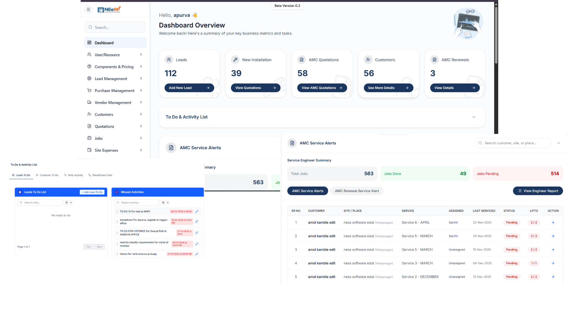 Dynamic Dashboard